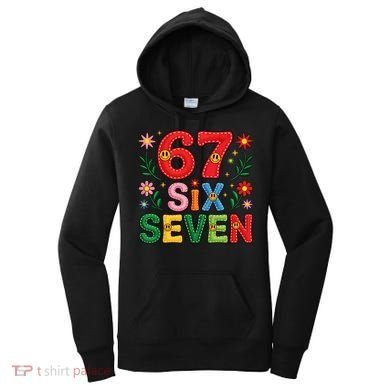 67 Funny 6-7 Christmas Meme Women's Hoodie