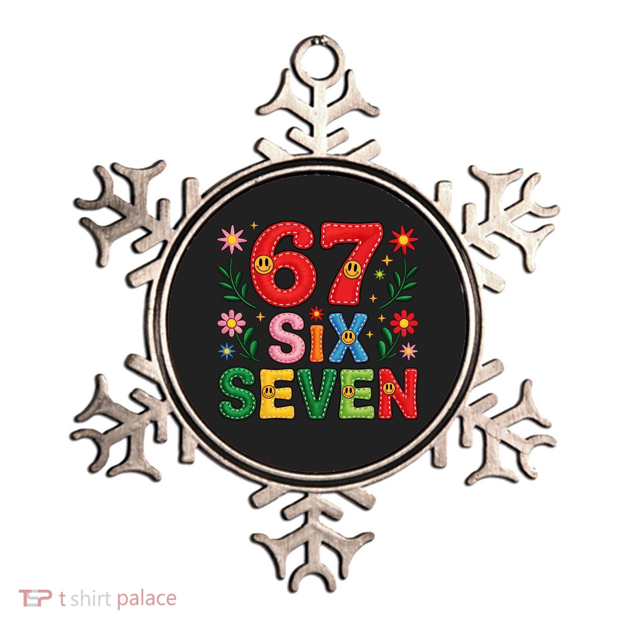 67 Funny 6-7 Christmas Meme Ornament