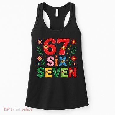 67 Funny 6-7 Christmas Meme Women's Tank Top