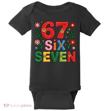 67 Funny 6-7 Christmas Meme Baby Bodysuit