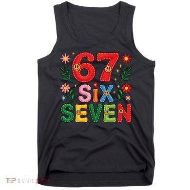 67 Funny 6-7 Christmas Meme Tank Top