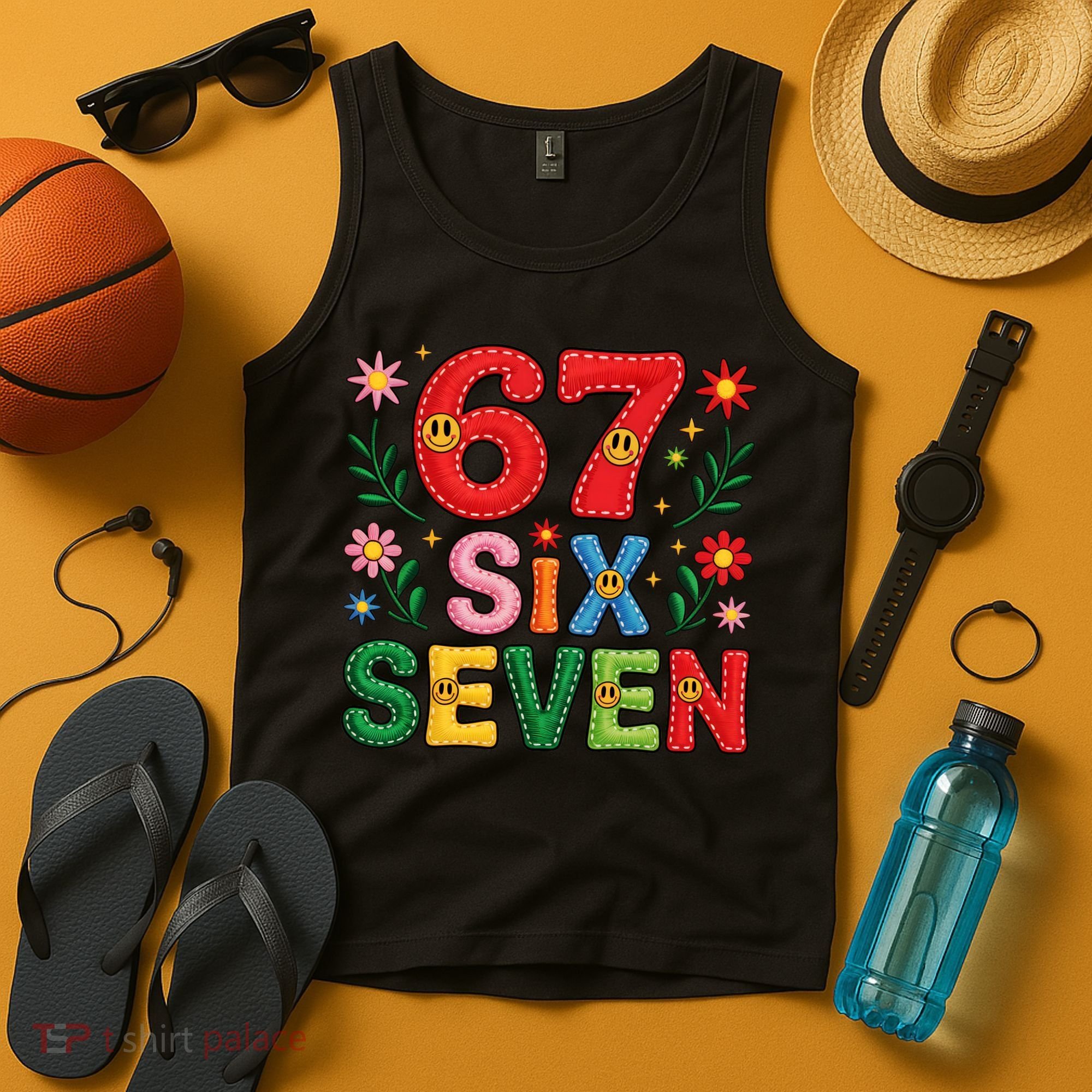 67 Funny 6-7 Christmas Meme Tank Top