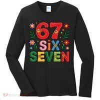 67 Funny 6-7 Christmas Meme Women's Long Sleeve Shirt thumb 0