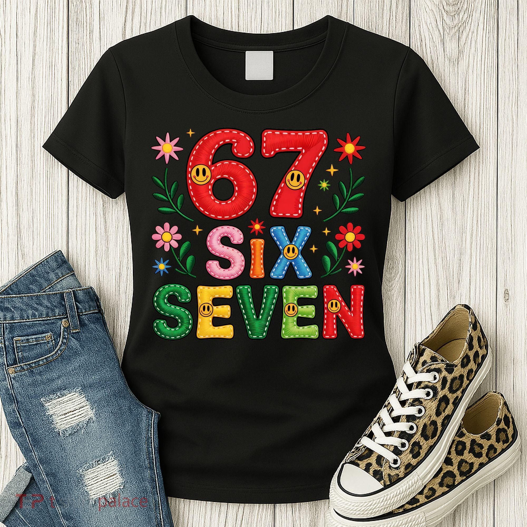 67 Funny 6-7 Christmas Meme Women's T-Shirt