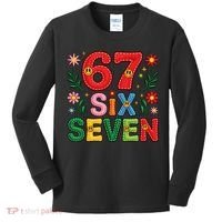 67 Funny 6-7 Christmas Meme Kids Long Sleeve Shirt thumb 0
