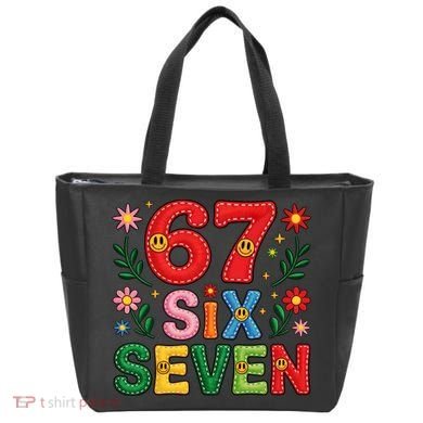 67 Funny 6-7 Christmas Meme Tote Bag