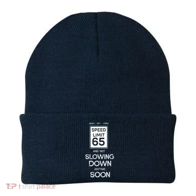 65th Funny Birthday Beanie