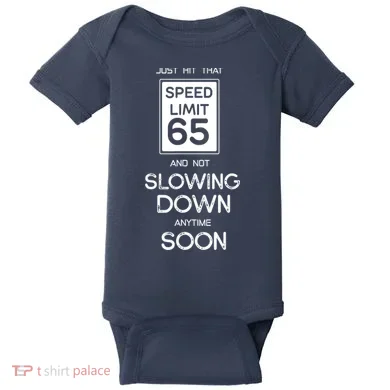 65th Funny Birthday Baby Bodysuit