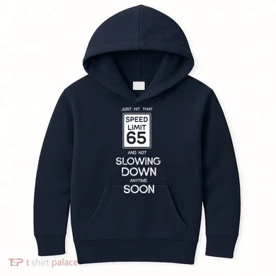 65th Funny Birthday Kids Hoodie