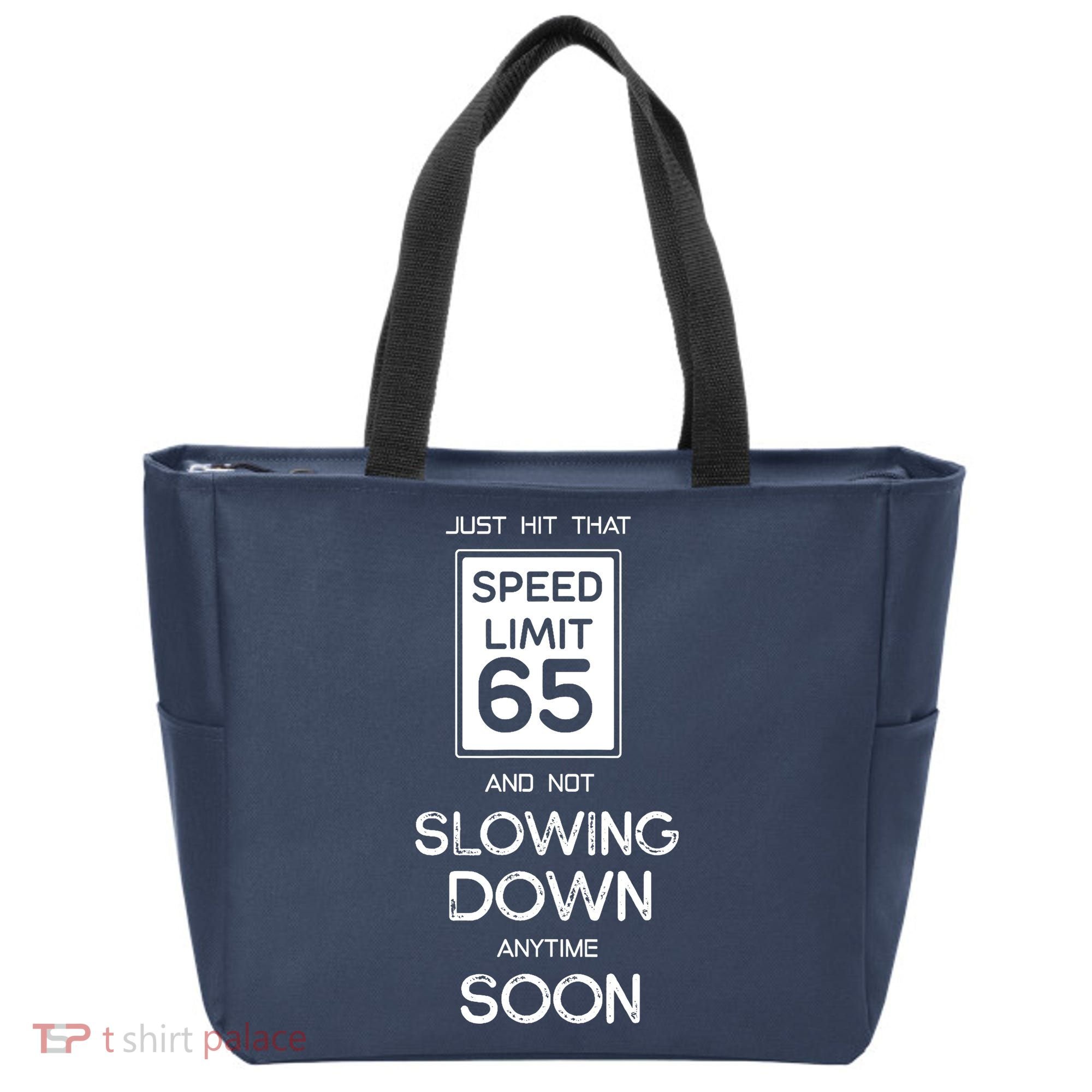 65th Funny Birthday Tote Bag