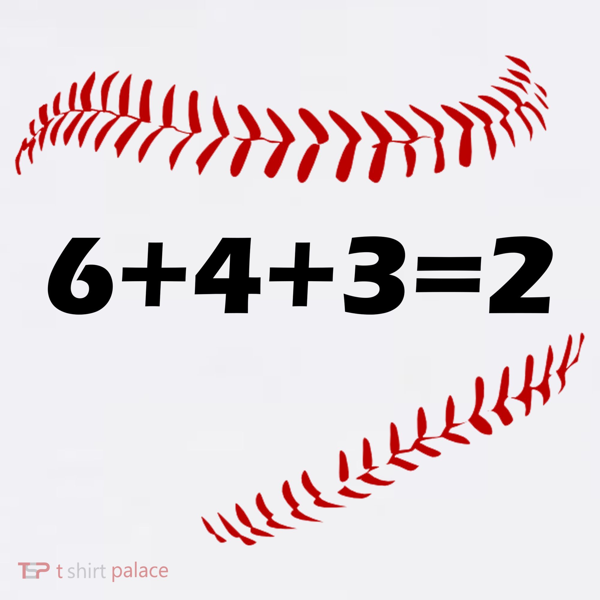 6+4+3=2 Funny Baseball Double Play Tumbler