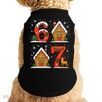 67 Funny Christmas Six Seven Ugly Sweater 6-7 Doggie Tank thumb 0
