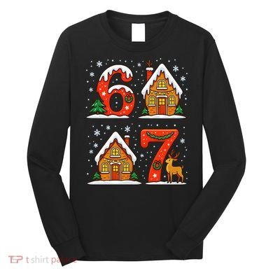67 Funny Christmas Six Seven Ugly Sweater 6-7 Long Sleeve Shirt