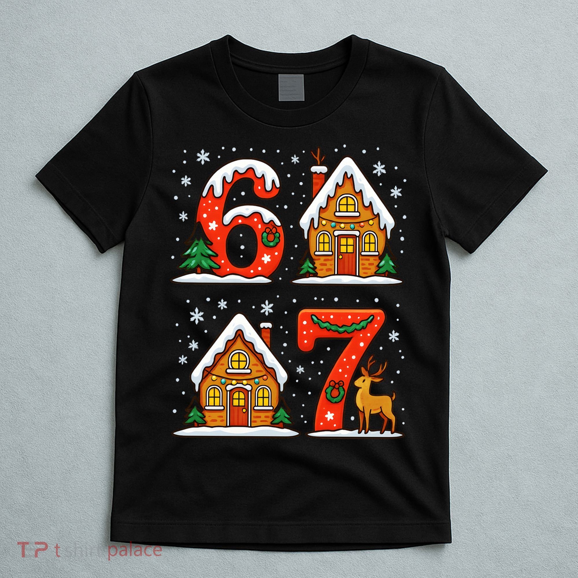 67 Funny Christmas Six Seven Ugly Sweater 6-7 T-Shirt