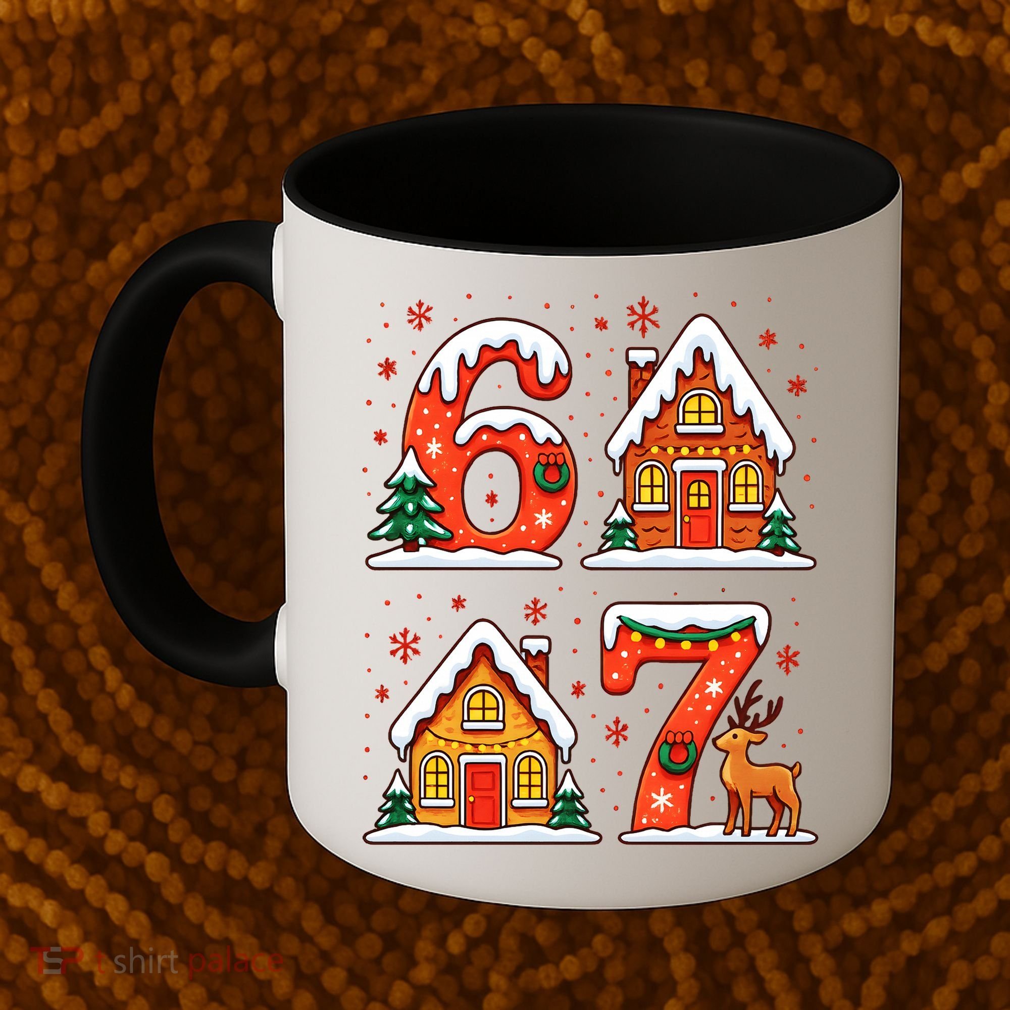 67 Funny Christmas Six Seven Ugly Sweater 6-7 Coffee Mug