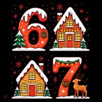 67 Funny Christmas Six Seven Ugly Sweater 6-7 Coffee Mug thumb 5