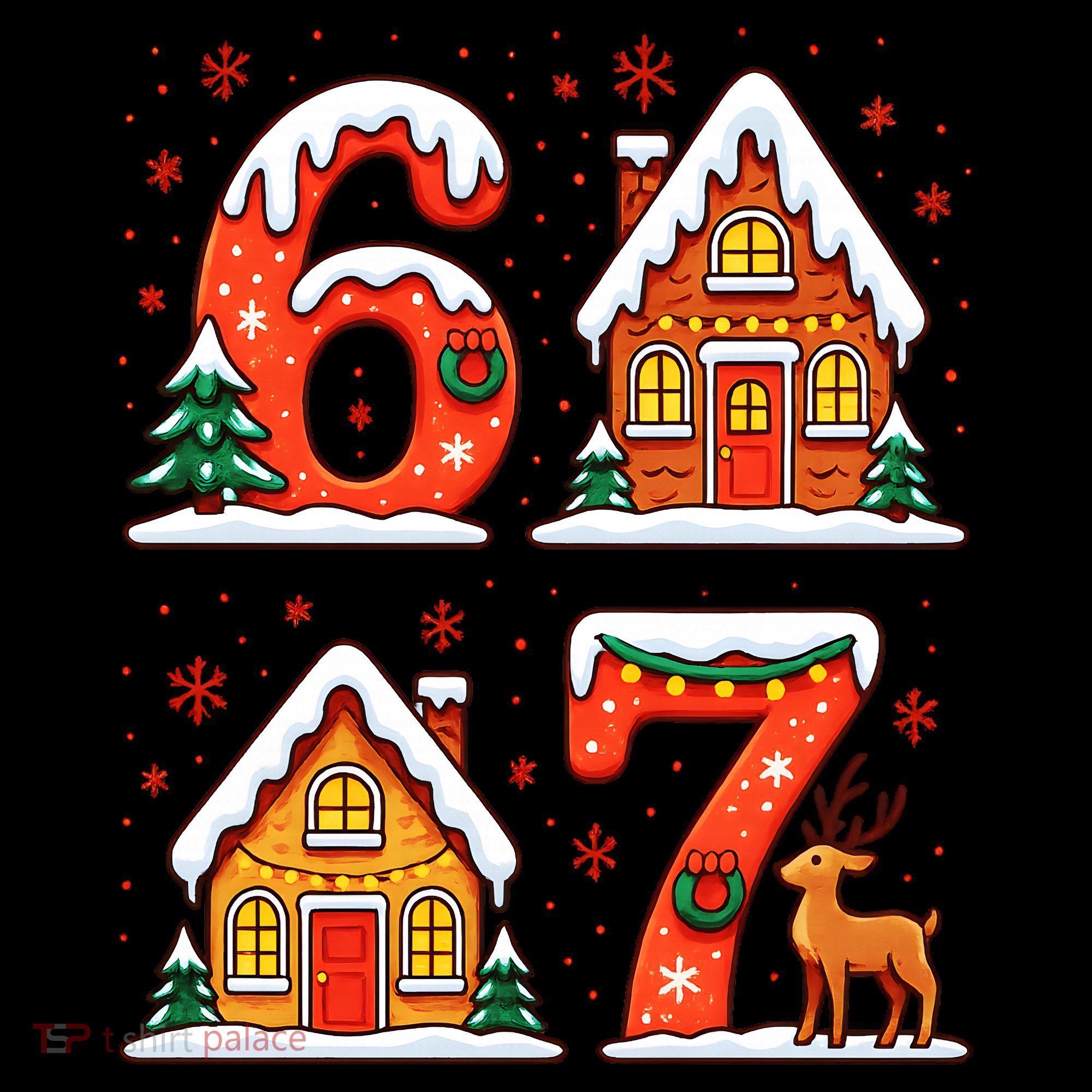 67 Funny Christmas Six Seven Ugly Sweater 6-7 Coffee Mug