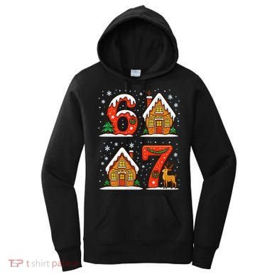 67 Funny Christmas Six Seven Ugly Sweater 6-7 Women's Hoodie