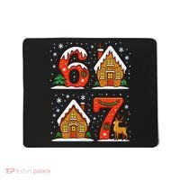 67 Funny Christmas Six Seven Ugly Sweater 6-7 Mousepad thumb 0