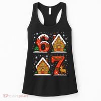 67 Funny Christmas Six Seven Ugly Sweater 6-7 Women's Tank Top thumb 0
