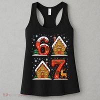 67 Funny Christmas Six Seven Ugly Sweater 6-7 Women's Tank Top thumb 3