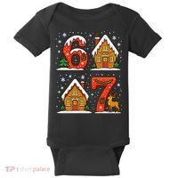 67 Funny Christmas Six Seven Ugly Sweater 6-7 Baby Bodysuit thumb 0
