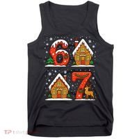 67 Funny Christmas Six Seven Ugly Sweater 6-7 Tank Top thumb 0