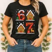 67 Funny Christmas Six Seven Ugly Sweater 6-7 Women's T-Shirt thumb 2