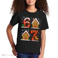 67 Funny Christmas Six Seven Ugly Sweater 6-7 Kids T-Shirt thumb 2