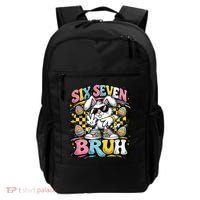 6-7 Funny Easter Bunny 67 Meme Six Seven Bruh Rabbit Backpack thumb 0