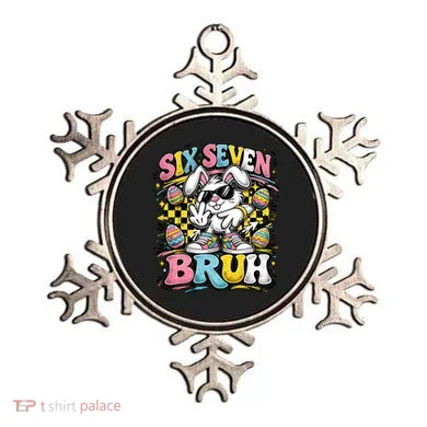 6-7 Funny Easter Bunny 67 Meme Six Seven Bruh Rabbit Ornament