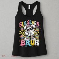6-7 Funny Easter Bunny 67 Meme Six Seven Bruh Rabbit Women's Tank Top thumb 3