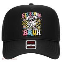 6-7 Funny Easter Bunny 67 Meme Six Seven Bruh Rabbit Hat thumb 0