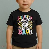 6-7 Funny Easter Bunny 67 Meme Six Seven Bruh Rabbit Toddler T-Shirt thumb 2