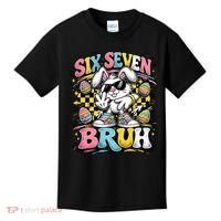 6-7 Funny Easter Bunny 67 Meme Six Seven Bruh Rabbit Kids T-Shirt thumb 0