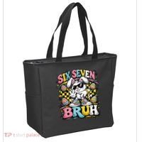 6-7 Funny Easter Bunny 67 Meme Six Seven Bruh Rabbit Tote Bag thumb 2