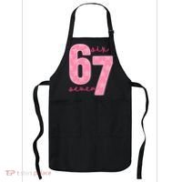 67 Funny Meme 6-7 Pink Script Apron thumb 0