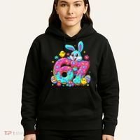 67 Funny Six Seven Gen Meme Cute Rabbit Easter Bunny Hoodie thumb 5