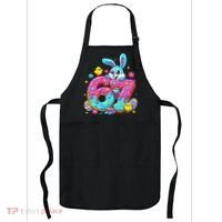 67 Funny Six Seven Gen Meme Cute Rabbit Easter Bunny Apron thumb 0