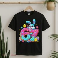 67 Funny Six Seven Gen Meme Cute Rabbit Easter Bunny T-Shirt thumb 2