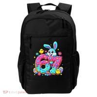 67 Funny Six Seven Gen Meme Cute Rabbit Easter Bunny Backpack thumb 0