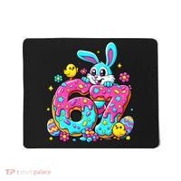 67 Funny Six Seven Gen Meme Cute Rabbit Easter Bunny Mousepad thumb 0