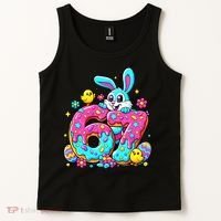 67 Funny Six Seven Gen Meme Cute Rabbit Easter Bunny Tank Top thumb 2