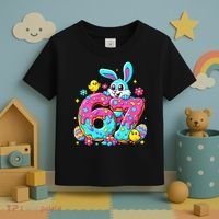 67 Funny Six Seven Gen Meme Cute Rabbit Easter Bunny Toddler T-Shirt thumb 3