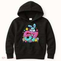 67 Funny Six Seven Gen Meme Cute Rabbit Easter Bunny Kids Hoodie thumb 0
