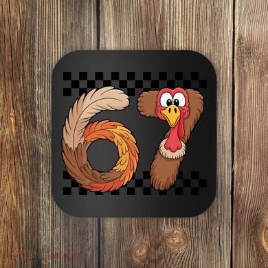 67 Funny Thanksgiving Coaster