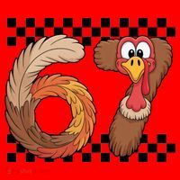 67 Funny Thanksgiving Santa Hat thumb 1