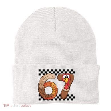 67 Funny Thanksgiving Beanie