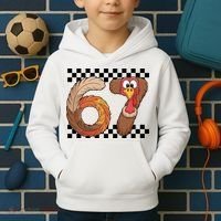 67 Funny Thanksgiving Kids Hoodie thumb 2