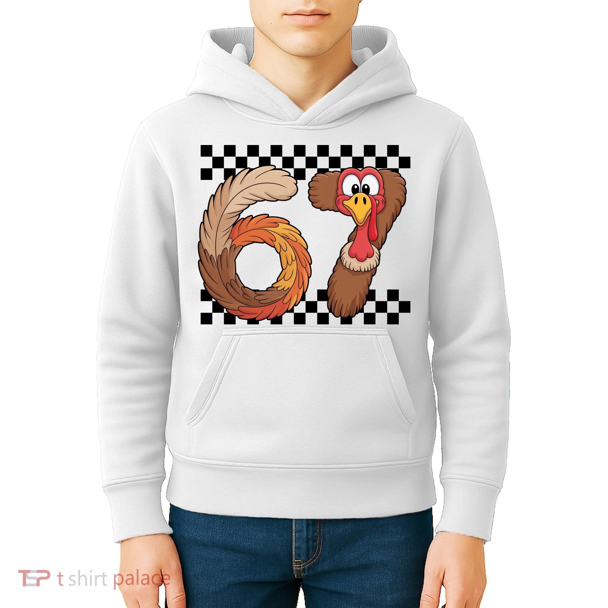 67 Funny Thanksgiving Kids Hoodie